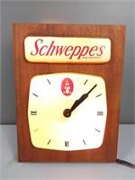 Vintage Schweppes Clock