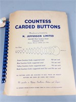 Vintage Countess Button Book