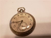 Vintage Illinois Open Face Pocket Watch