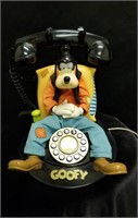 Vintage Walt Disney Telemania Goofy Phone