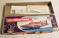 Vintage "Miss Thriftway" Hydroplane Model Box