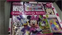 NEW MINNIE MOUSE COLOR AND ACTIVITY SET