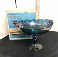 Vintage Iridescent Carnival Bowl