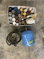 Spray paint, pressure tank, sprayer tank