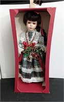Holiday Porcelain Doll