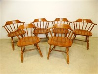 (6) Heywood Wakefield, Vintage Designer Chairs