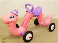 Radio Flyer Pink Rolling Worm Toy