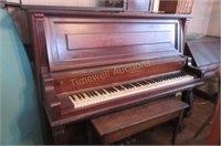 Antique Nordheimer piano and bench