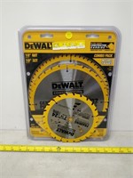 2 NEW Dewalt 10'' saw blades and 7 1/4'' blade