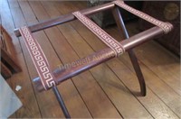 Small antique luggage rack