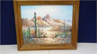 Desert Oil Painting