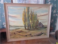 Original oil painting on board by Rex Peirce