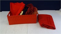 Assorted cloth napkins/tablecloths