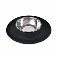 Round Silicone Mat and Pet Bowl, Small (8-Inch),