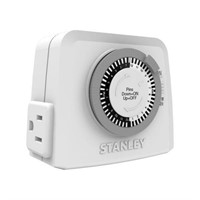 STANLEY 31199 TimeIt Twin 2-Outlet Grounded