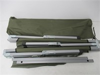 "Used" Folding Camp Cot - Army Green