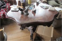 Great carved parlour table by George Metcalfe