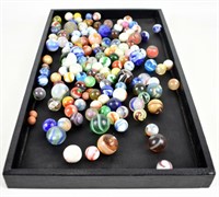 ASSORTED ANTIQUE & VINTAGE MARBLES