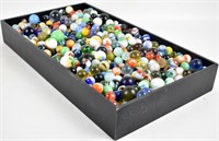 LARGE LOT OF ASSORTED VINTAGE MARBLES