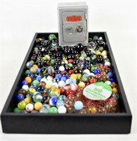 ASSORTED VINTAGE MARBLES