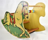 WOODEN ROCKING HORSE TOY