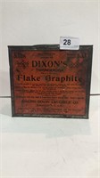 Vintage Metal Tin - Dixon's Flake Graphite