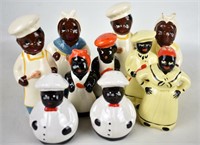 ASSORTED BLACK AMERICANA SALT & PEPPER SHAKERS