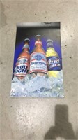 Budweiser Promo Poster on Velum
