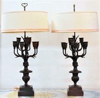 PAIR MID CENTURY TABLE LAMPS