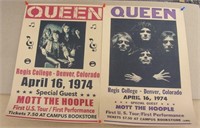 2 Queen Posters 11" X 16"