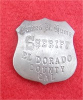 Sheriff El Dorado Co CA Movie Prop