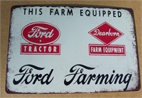 Ford Tin Sign 8" X 12"