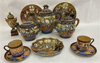 Dragonware Japanese tea set