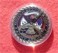 Army Strong Challenge Coin
