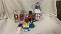 Collection tourist dolls