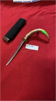 Stag Fillet Knife with Sheath
