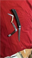 3pc Assorted Folding Knives