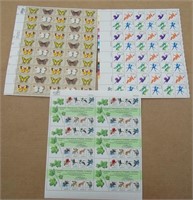 3 Full Sheets 13 Cent Stamps Unused