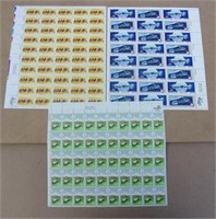 3 Full Sheets 10 Cent Stamps Unused