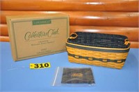 Longaberger 1997 Collectors Club Welcome Home