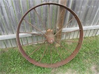 Metal Wagon Wheel