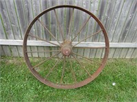 Metal Wagon Wheel