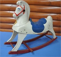 Vintage Trail-Rite, wood & composite rocking horse