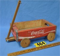 Coca-Cola Wooden Crate Wagon mkd Chattanooga 1982