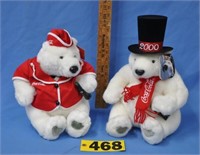 Coca-Cola "Plush" Collection 2000 Bears