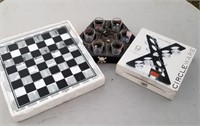 Shot Glasses ,Chess Set, and a Game