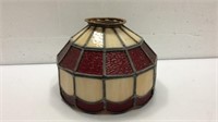 Vintage Stained Glass Shade K8D