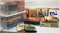 3 Bins of Vintage War Board Games K9A