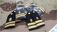 8 Pr. LT Medical Corps Navy Shoulder Boards