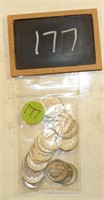 (20)  Roosevelt Dimes 1946-1963 Dates vary in eact